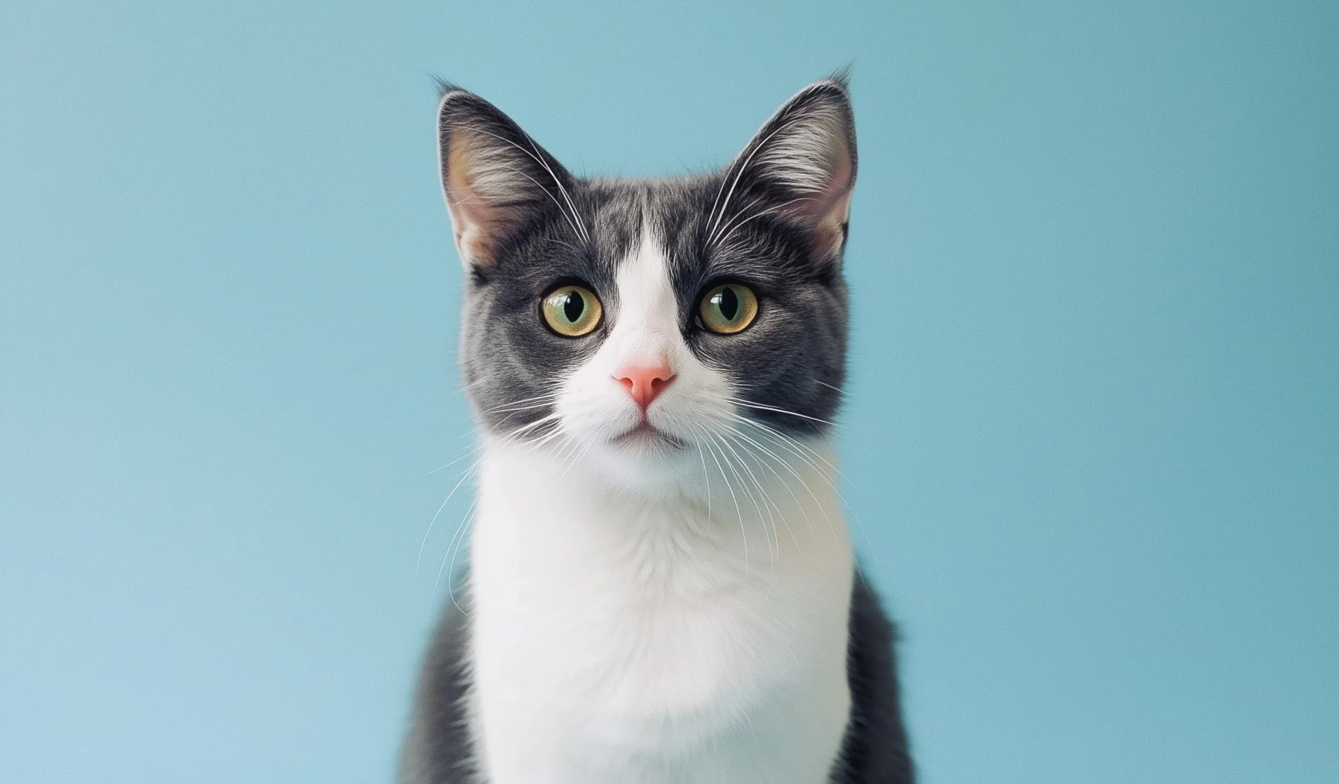 Blue Cat Portrait