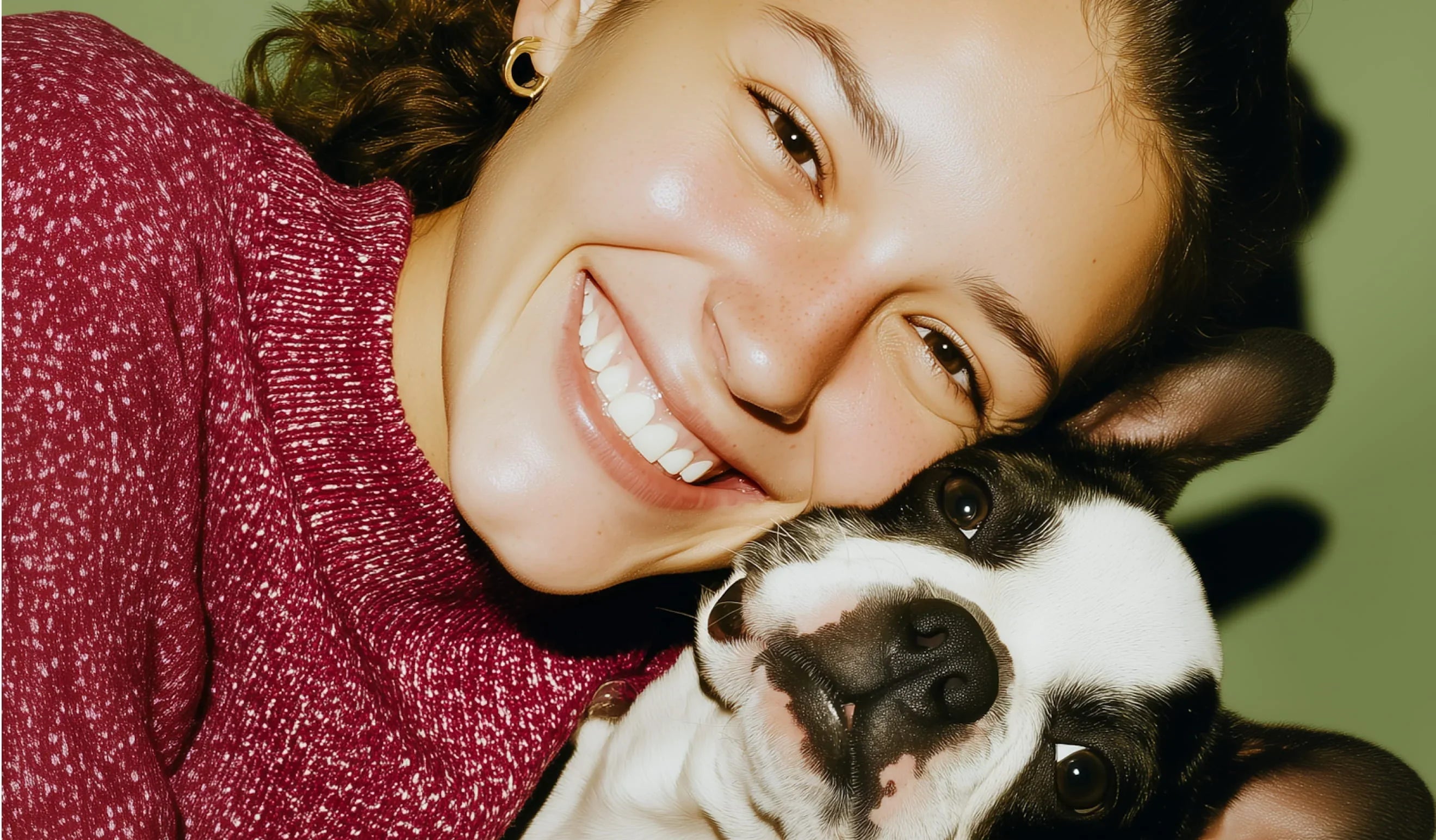 Girl & Her Dog